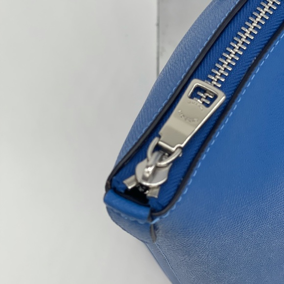 Coach Xgrain Leather Gallery Tote Bag Vivid Blue - Picture 6 of 14